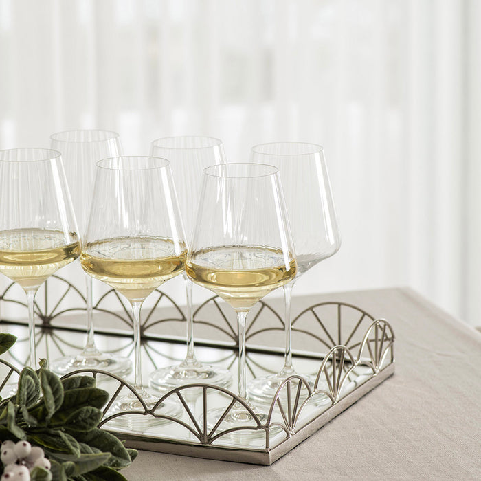 Mirror Base Tray Rectangle Nickel 35cm