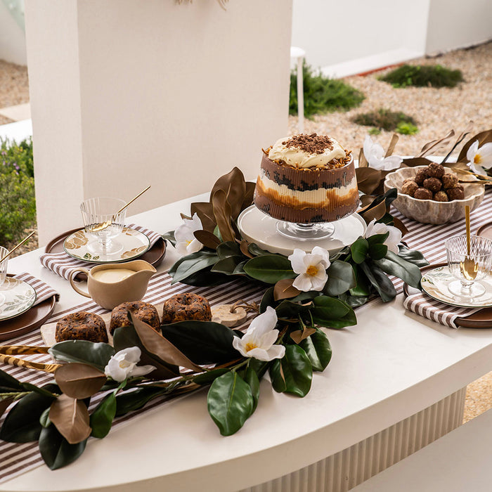 Ceramic Oval Platter Magnolia 37x25cm