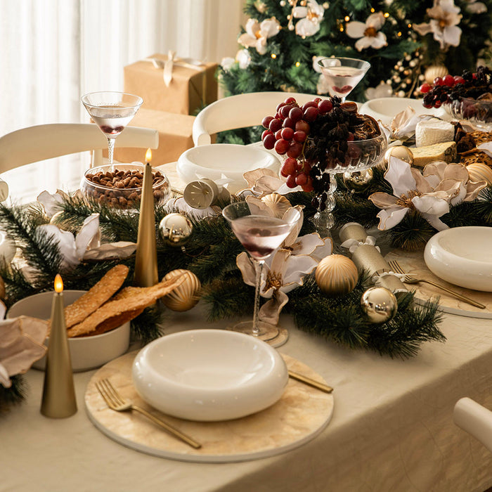 Gold Capiz Round Placemat 35cm