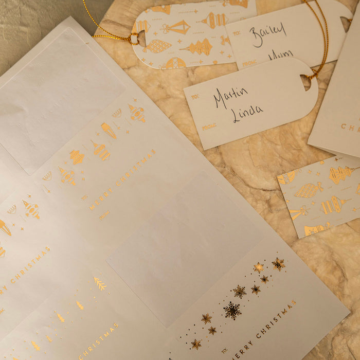 Christmas Stickers Gold Pack/32