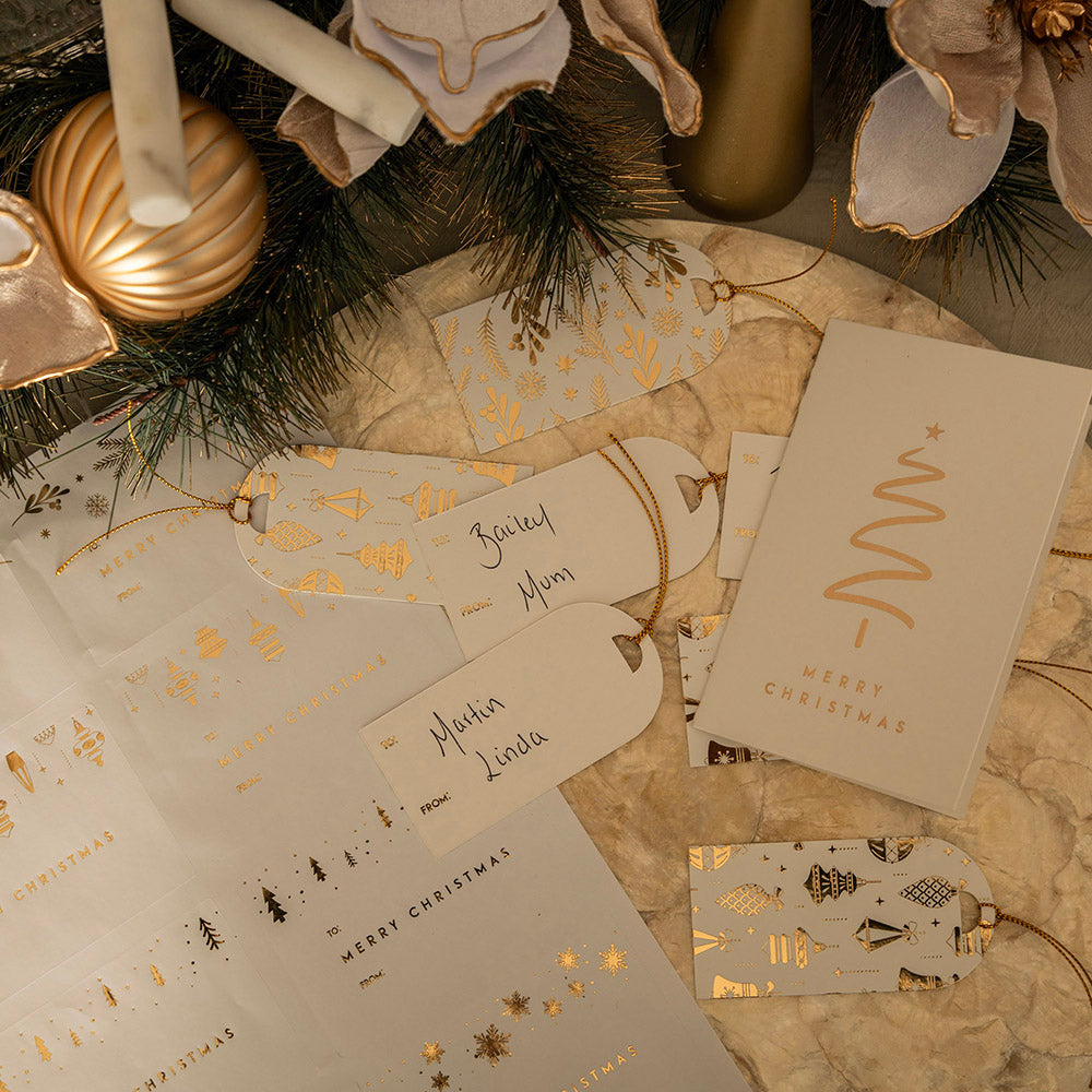 Christmas Stickers Gold Pack/32