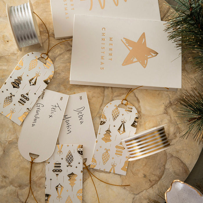 Christmas Tags Gold Pack/20