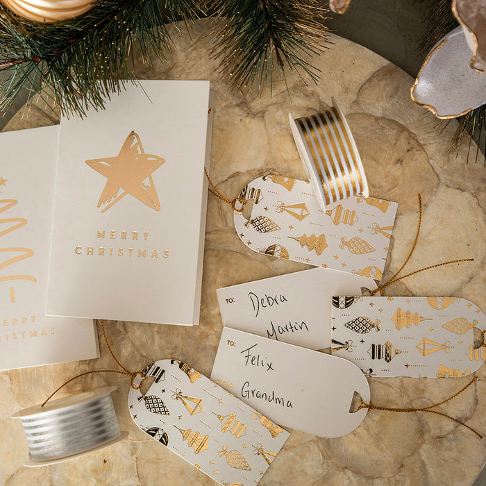 Ribbon Silver & White 5m