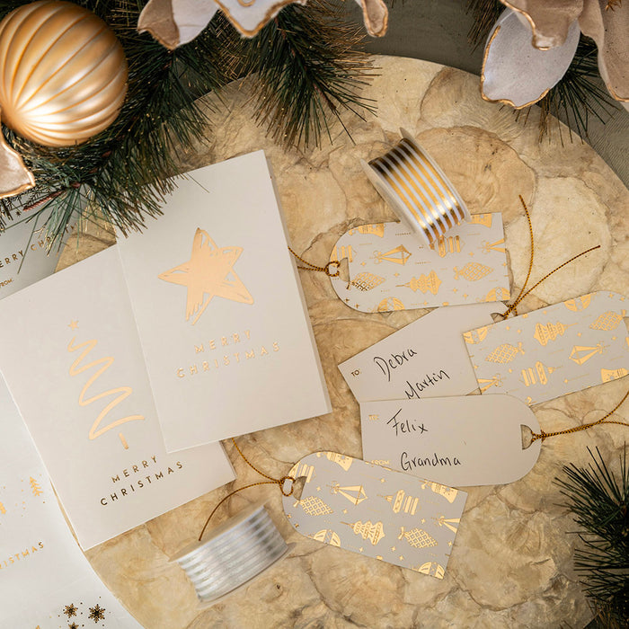 Christmas Tags Gold Pack/20