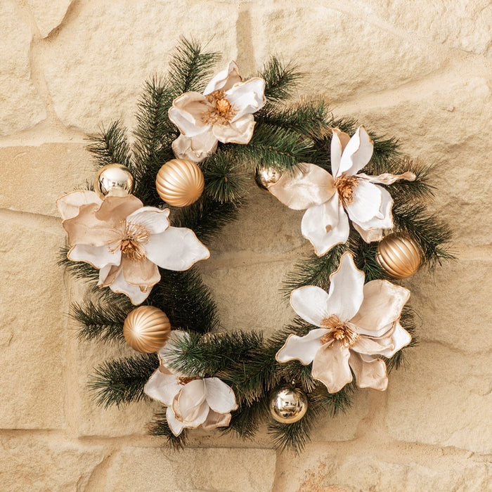 Wreath with Flowers 56cm