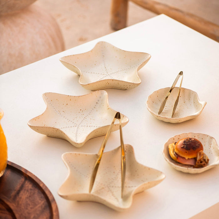 Sand Shell Shape Boast Bowl 15x15cm