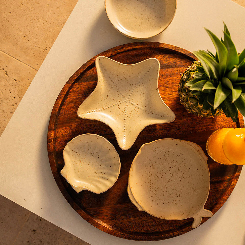 Sand Starfish Shape Coast Bowl 24x4cm