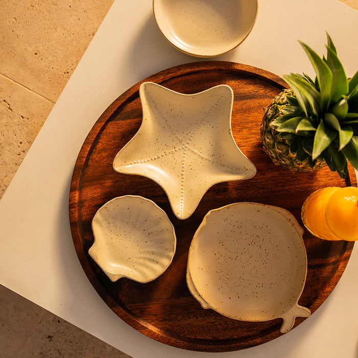 Sand Starfish Shape Coast Bowl 24x4cm