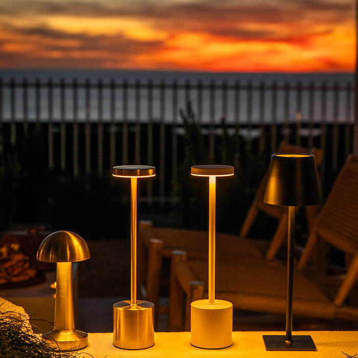 Portable LED White Table Lamp with USB