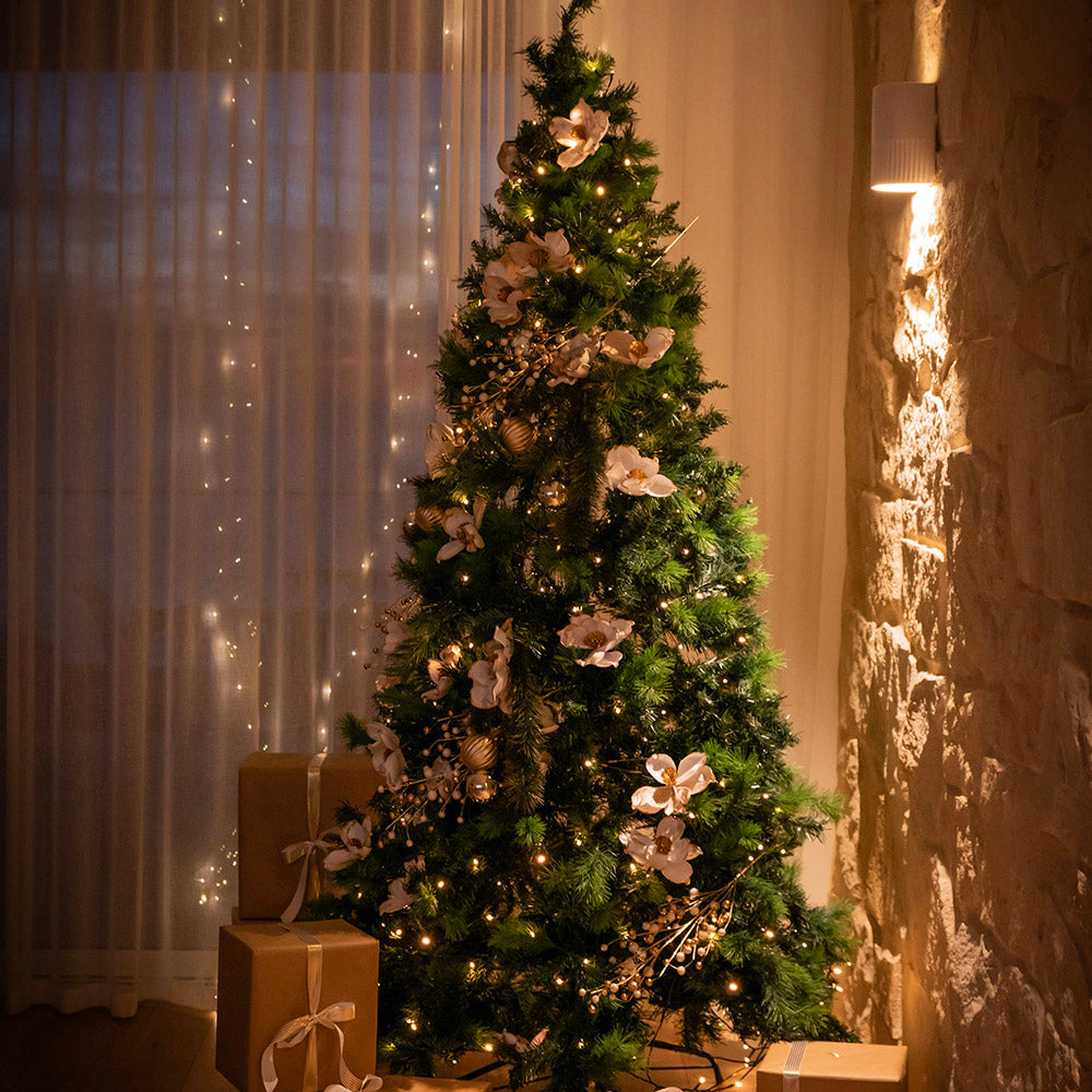 Silver String Lights 50 Beads