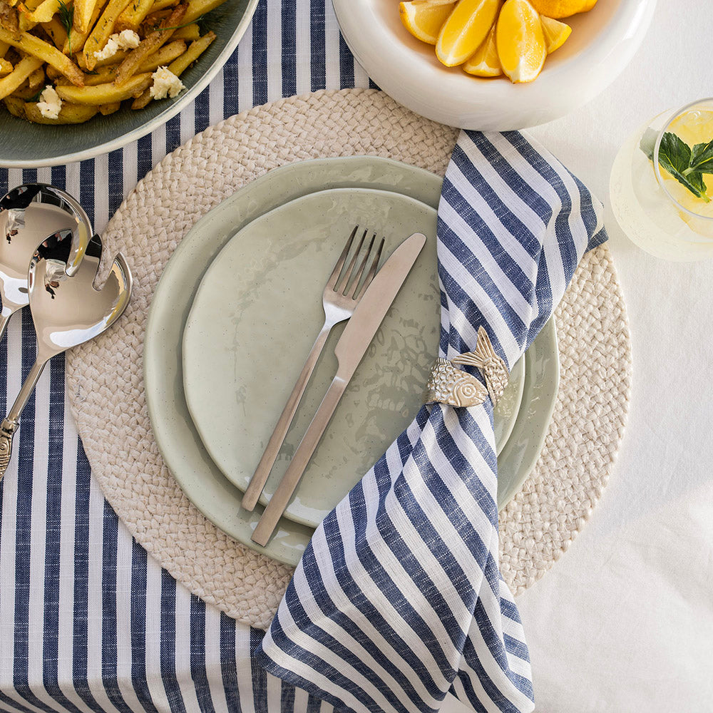 Melamine Side Plate Speckle Green