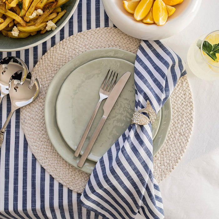 Melamine Side Plate Speckle Green