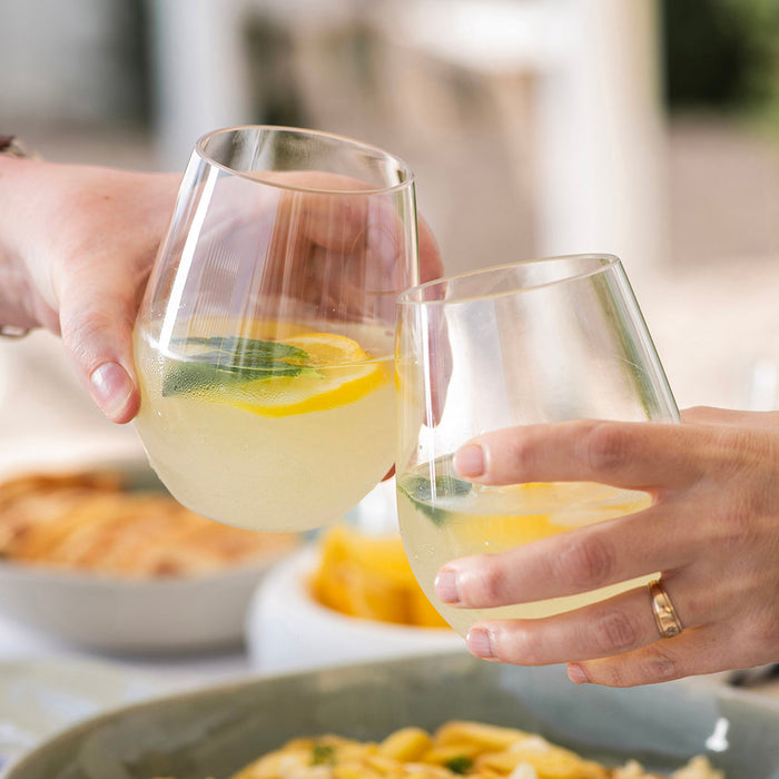 Poly Carb Stemless Wine Glass