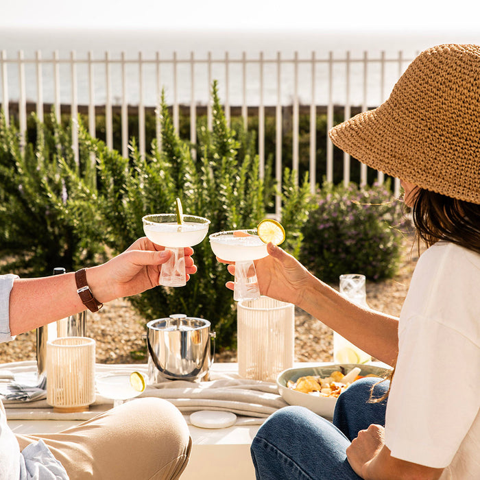 Natural String Table Lamp with Battery 14x21cm