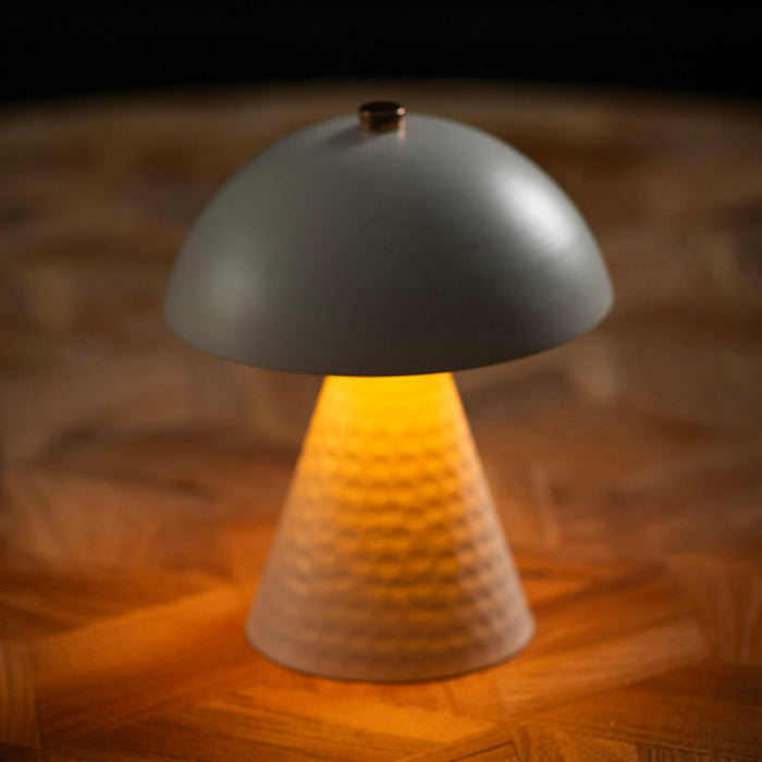 LAMP Mushroom White 15x20cm