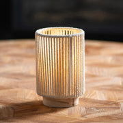 Natural String Table Lamp with Battery 11x16cm