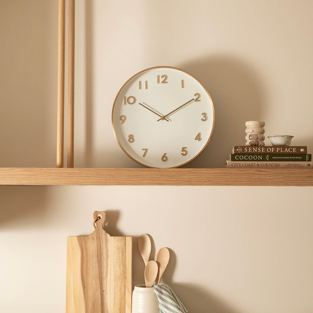 Gold Wall Clock