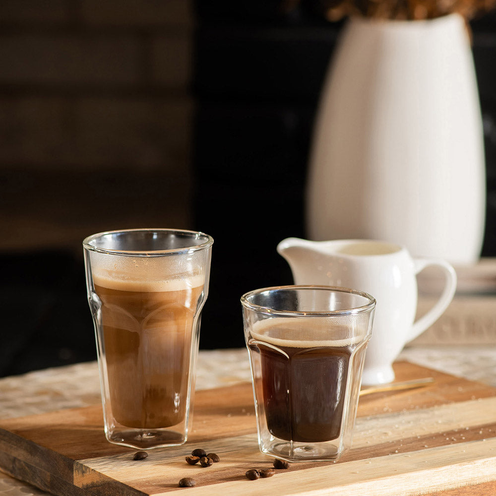 Double Wall Picardie Coffee Glass Set/2 290ml