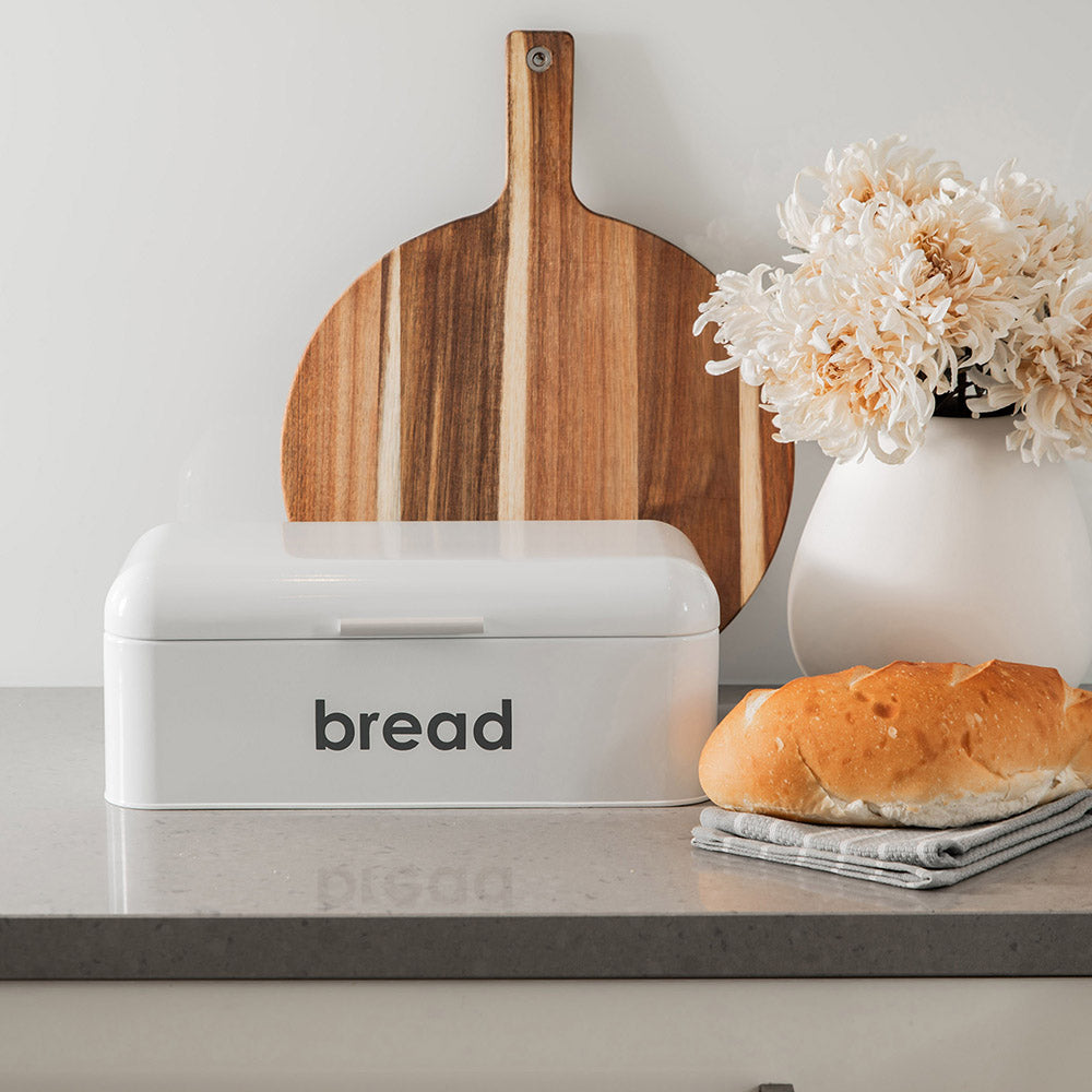 Bread Bin - White