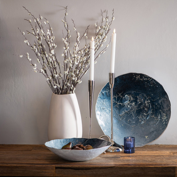 Silver Midnight Moon Bowl 40cm