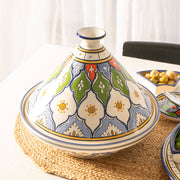 Blue & Multicolour 32cm Tajine
