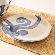 Blue Octopus 30cm Round Platter