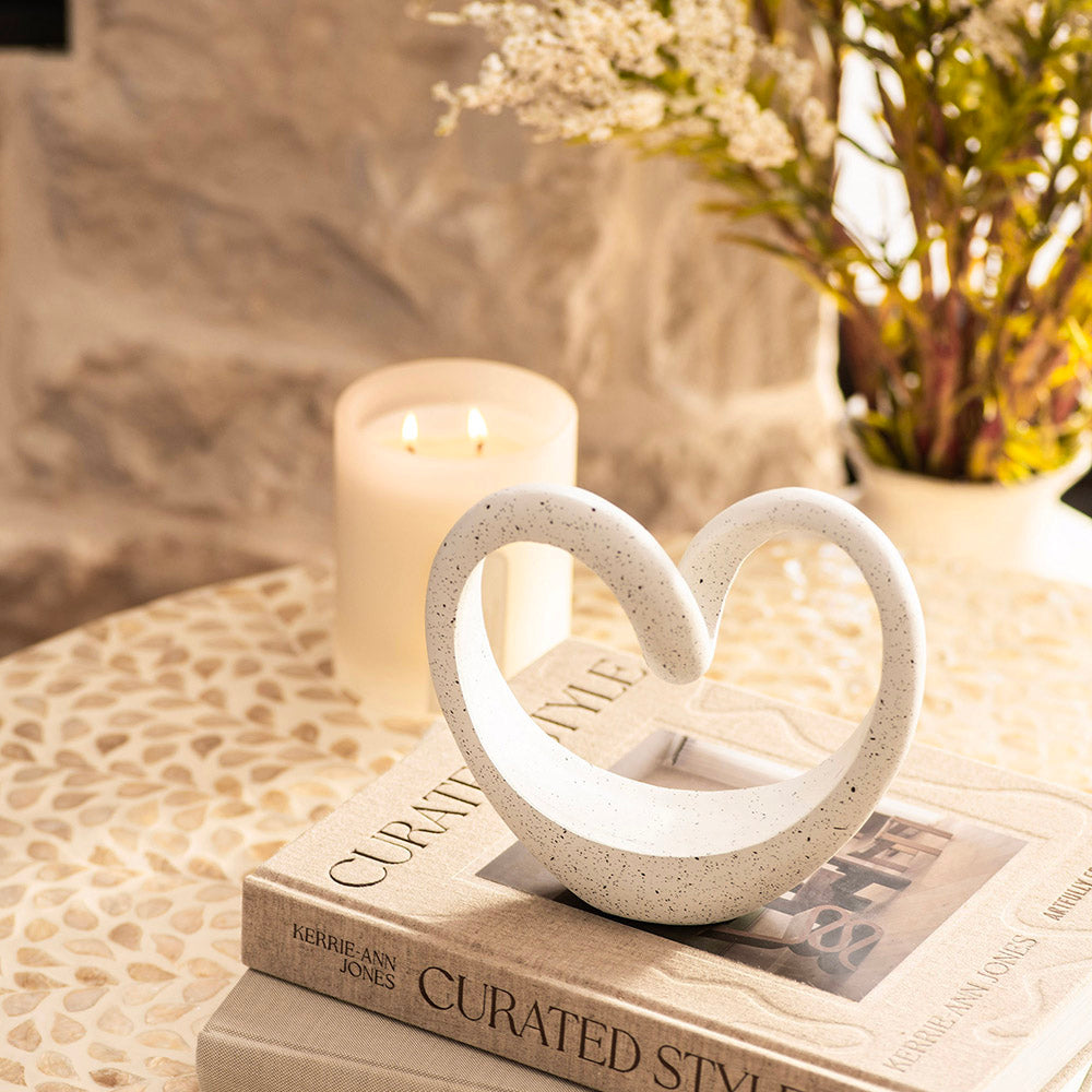 White Resin Ornament 16cm