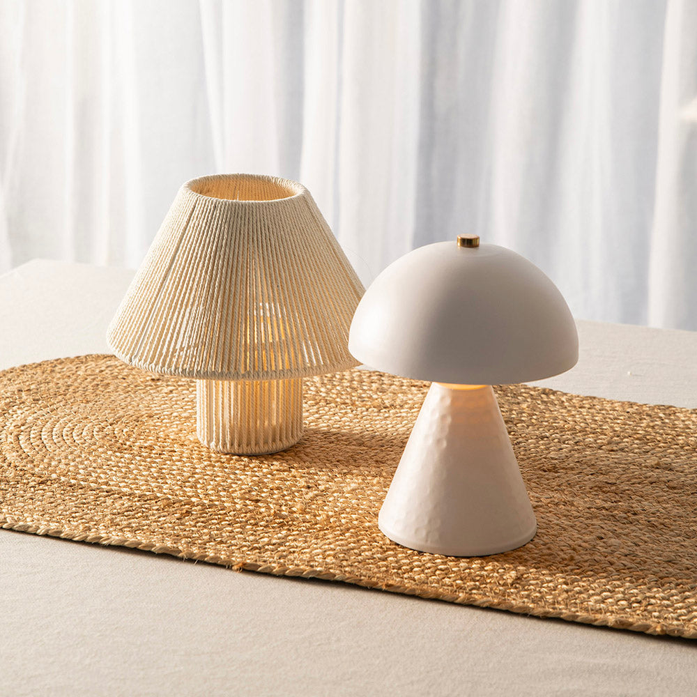 LAMP Mushroom White 15x20cm