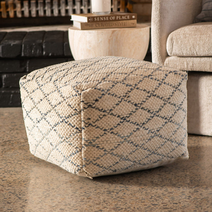 Cotton Matha Pouff 50x35cm