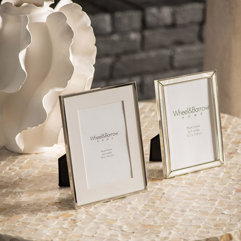 Silver Plated with Mother of Pearl Photo Frame 13x18cm