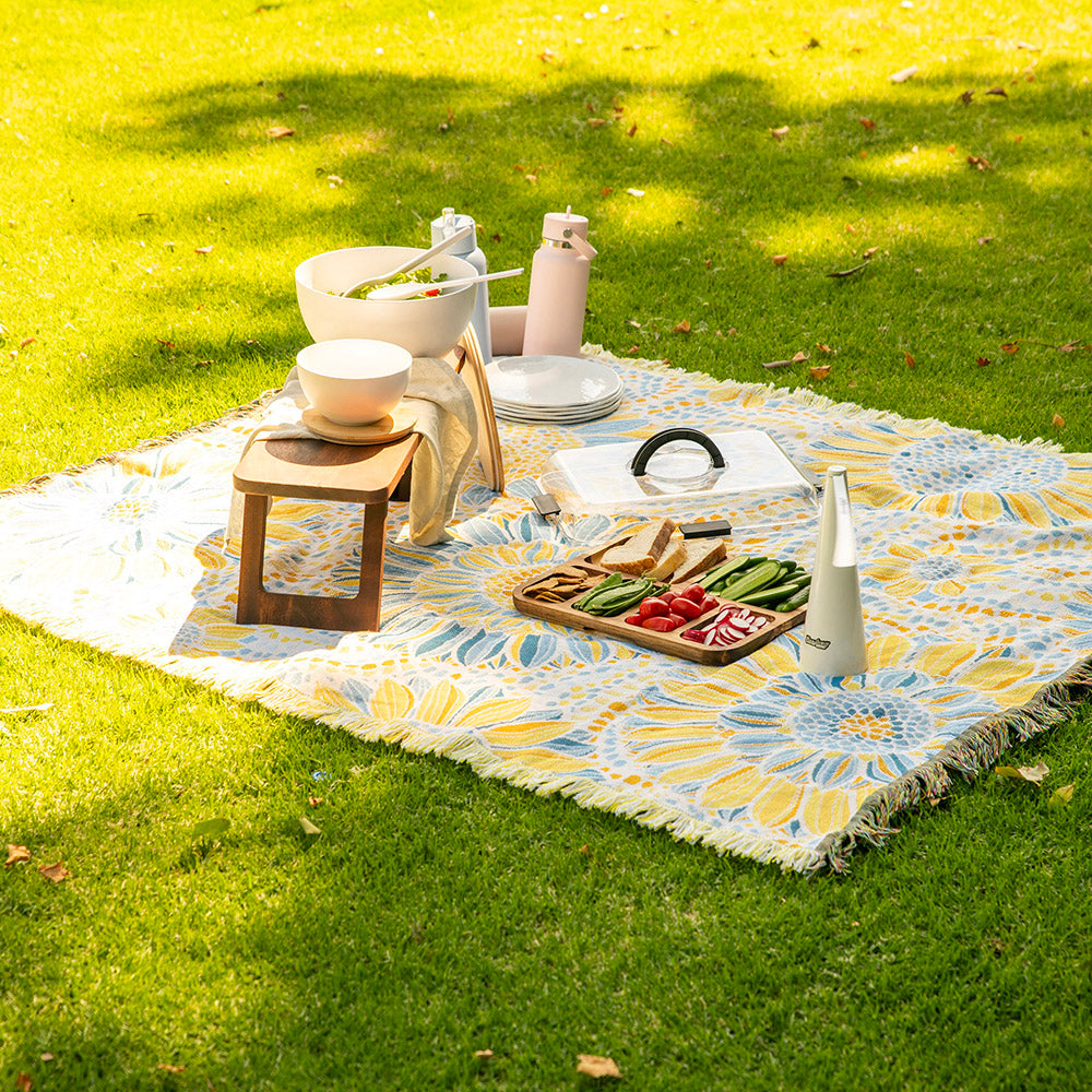 THROW Jacquard Cream Multi 130x160cm