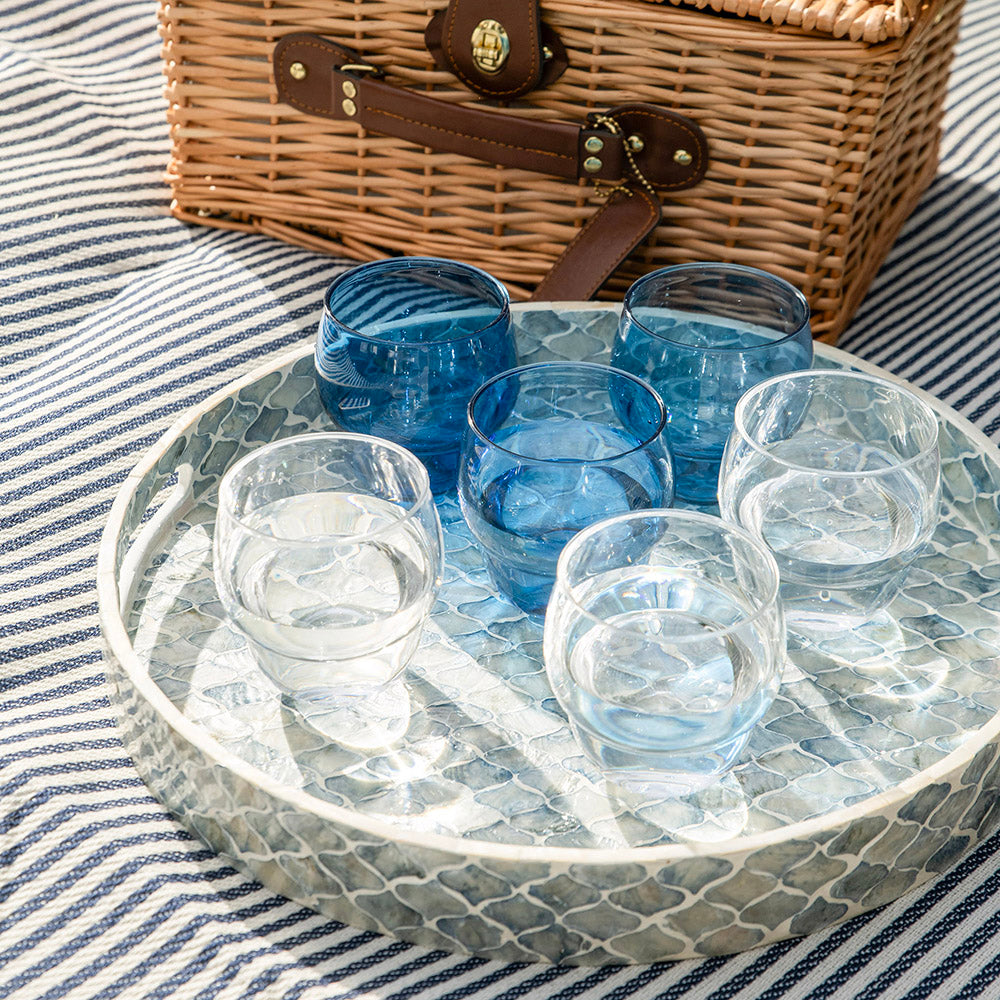 Stack Blue Bubble MS Tumbler