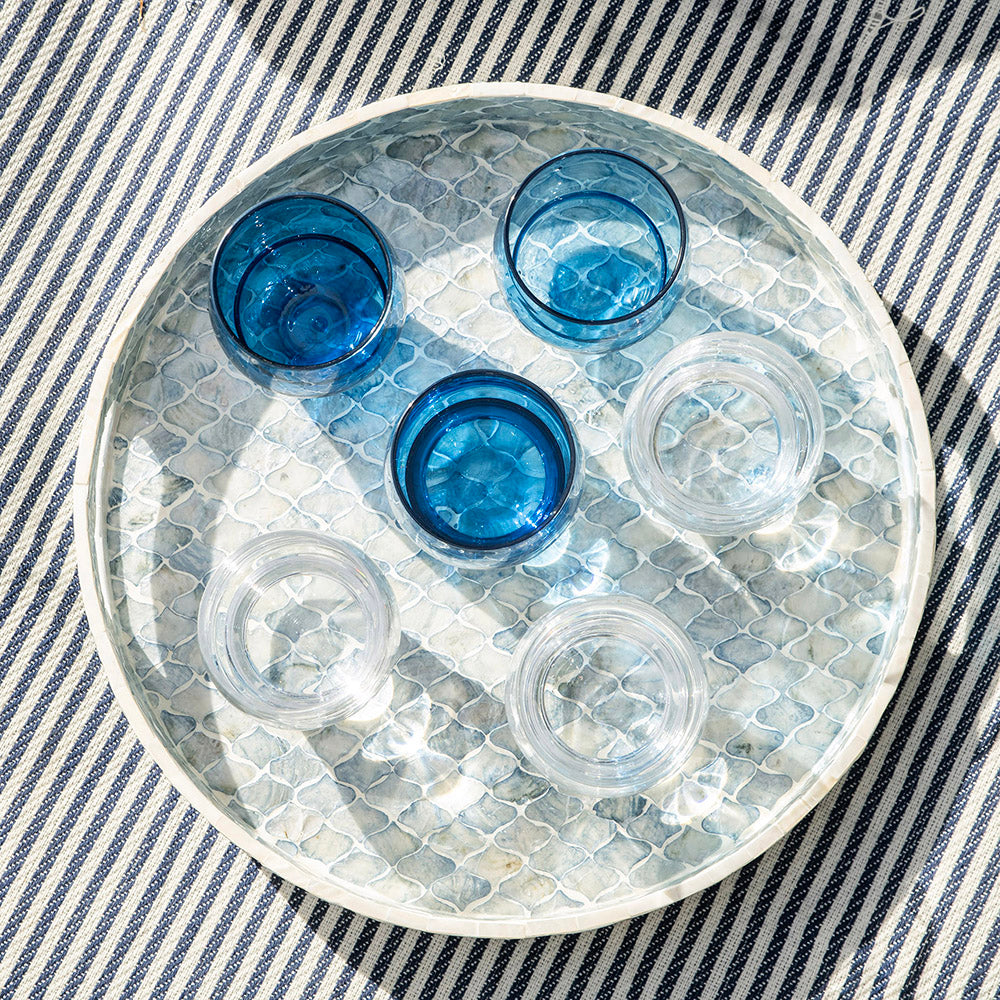 Stack Blue Bubble MS Tumbler