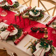 Red Berries 17cm Candle Wreath