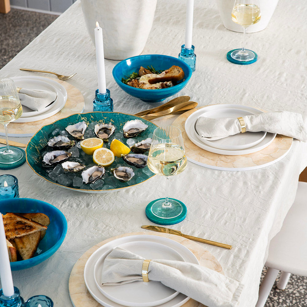 Ocean Resin Coaster Set