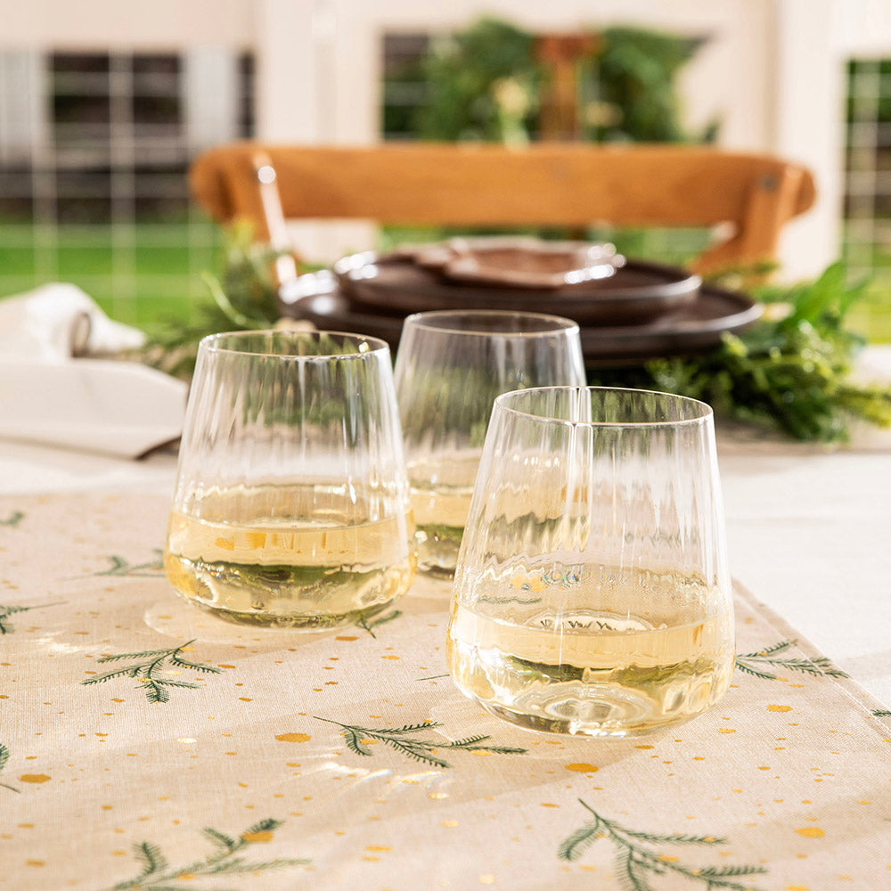 Natural Christmas Sprig Print  40x180cm Runner