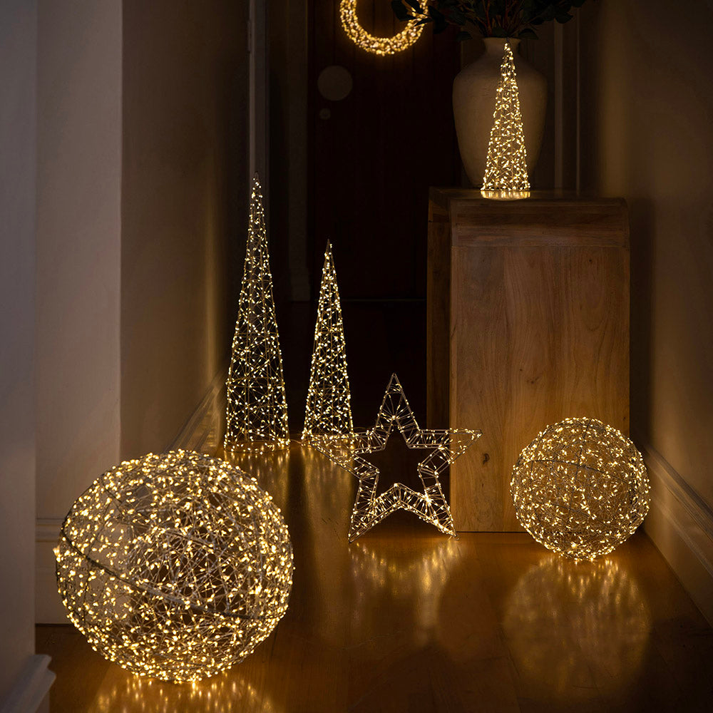 Warm White LED Light 30cm Sphere Decoration