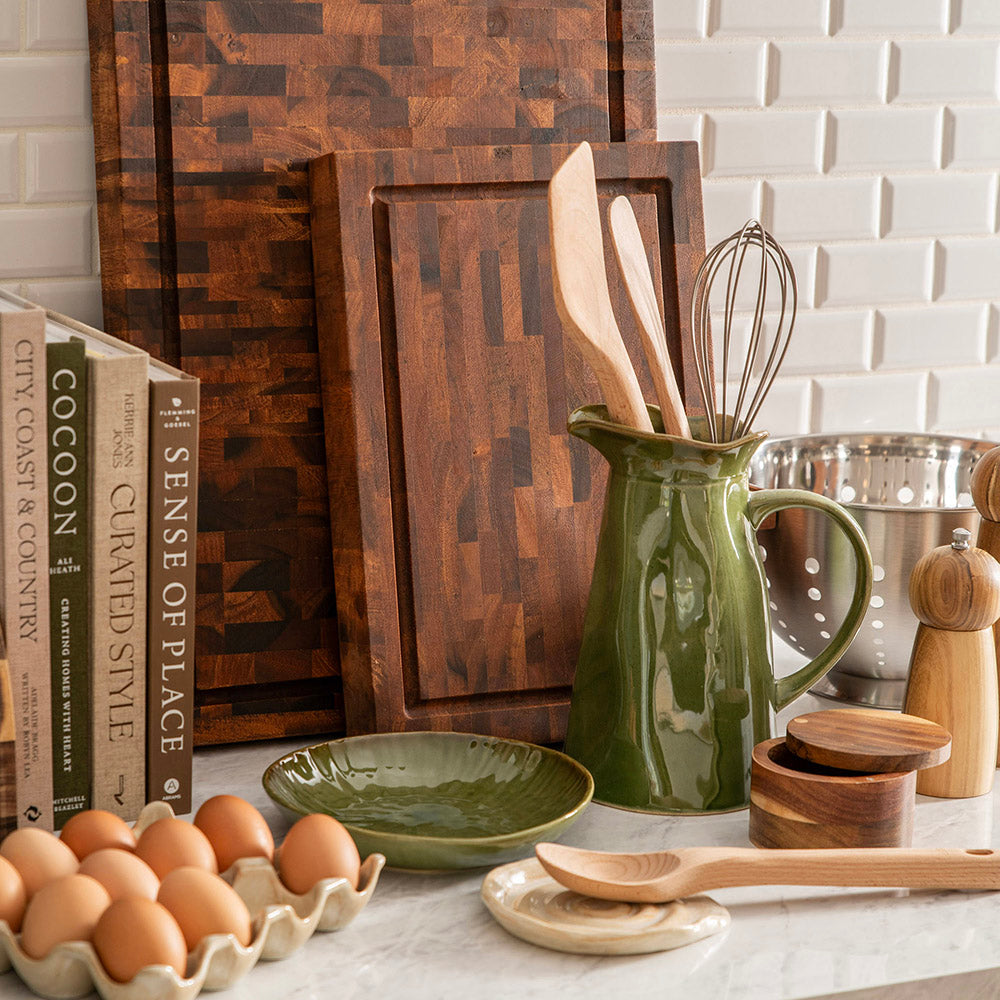 Acacia End Grain with Groove Chopping Board 38x26x5cm