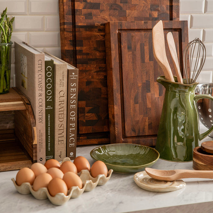 Provence Sand Stoneware 12 Egg Tray