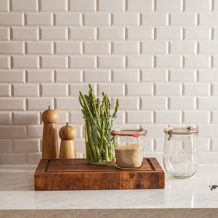 Acacia End Grain with Groove Chopping Board 38x26x5cm