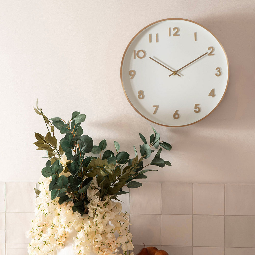 Gold Wall Clock