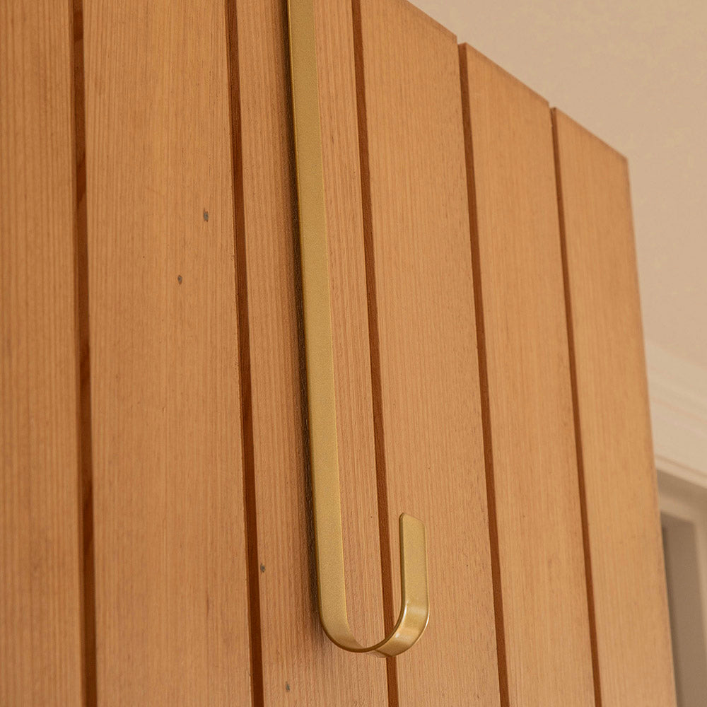 Gold Wreath Door Hanger