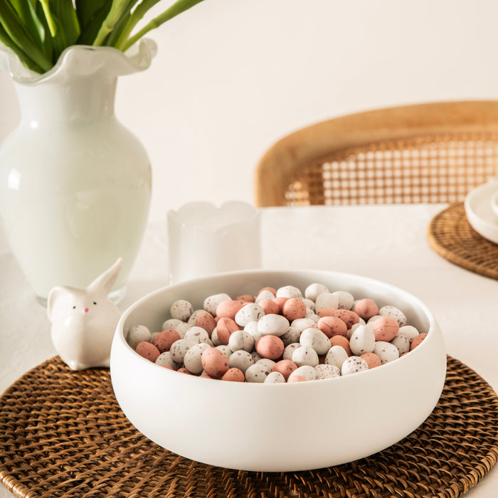 Matte Light Blue 20x8cm Stoneware Bowl