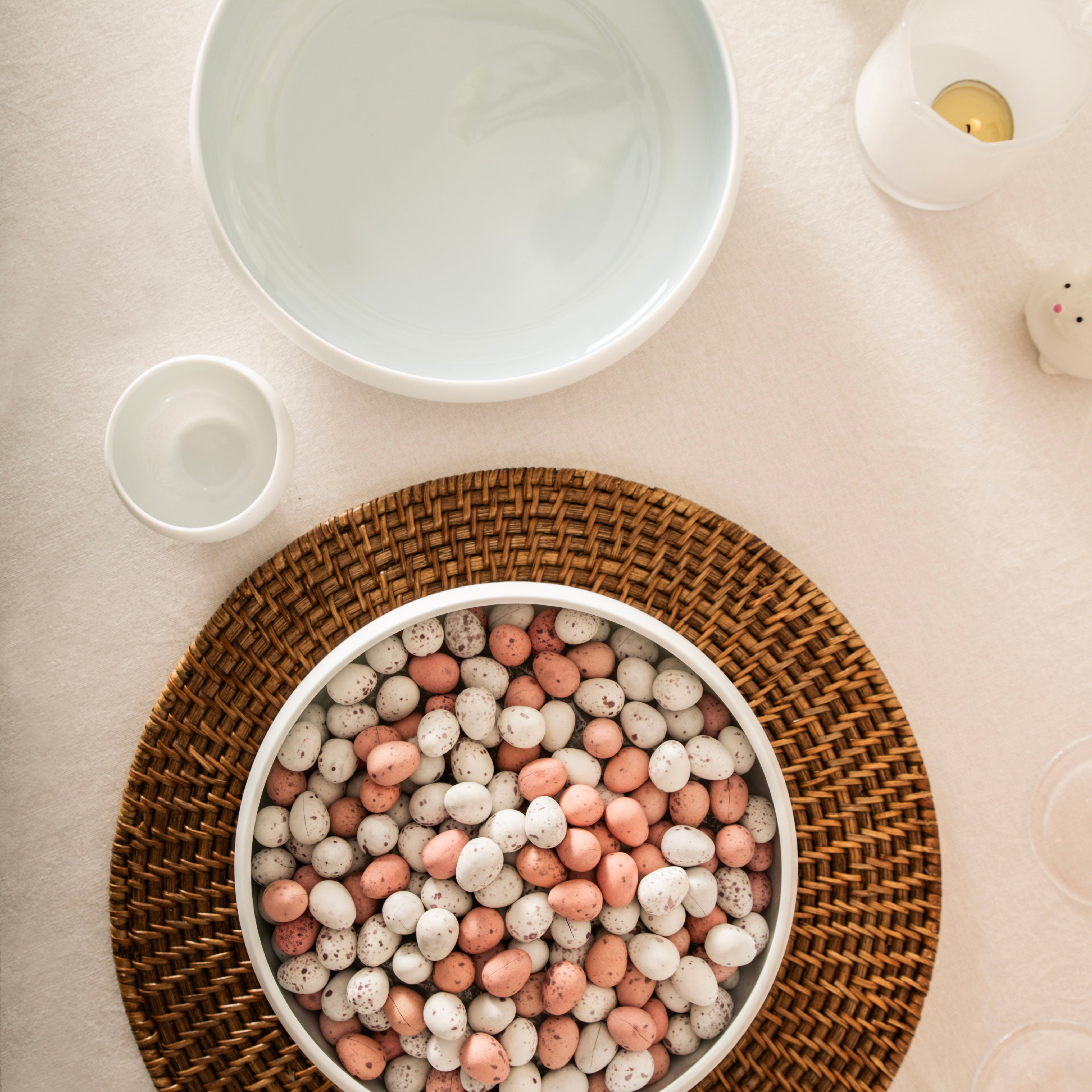 Matte Light Blue 23x5cm Stoneware Bowl