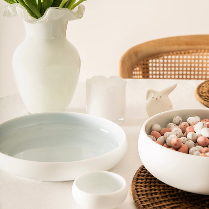 Matte Light Blue 7x4cm Stoneware Bowl