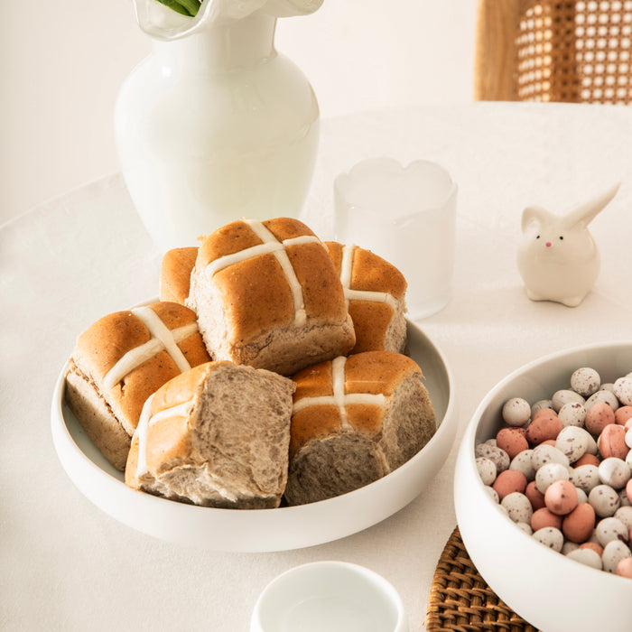 Matte Light Blue 23x5cm Stoneware Bowl