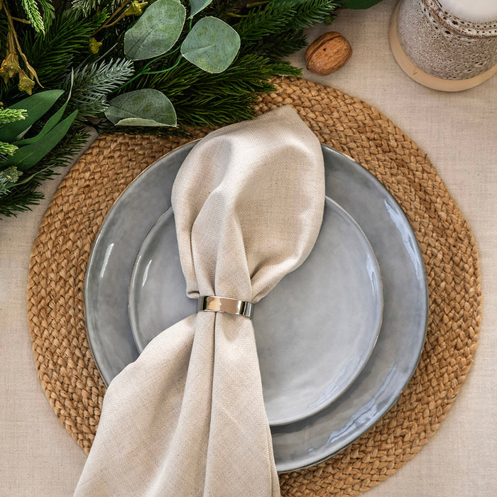 Placemat Round Golden Jute 38cm