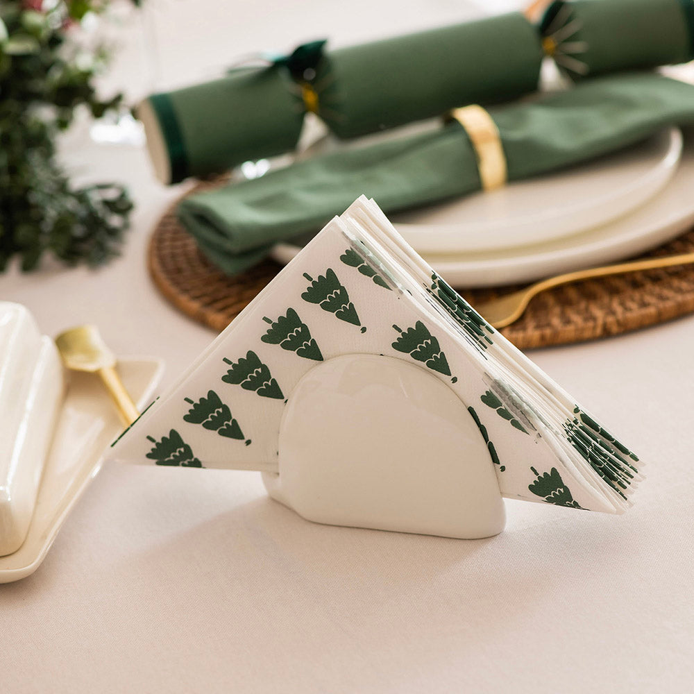 Christmas Tree 33cm Pk 20 Paper Napkin Pack