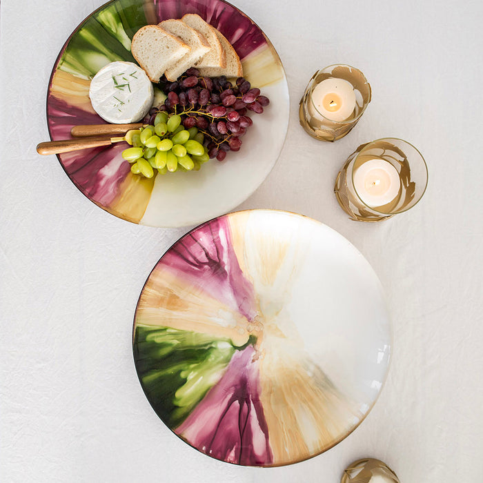 Multicolour Nude Glass Bowl 40cm