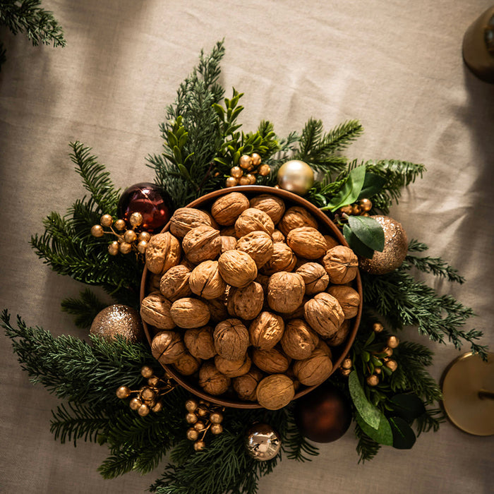 CANDLE WREATH Amber Bauble 40cm